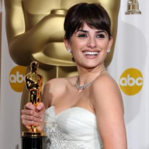 Penélope Cruz con Oscar